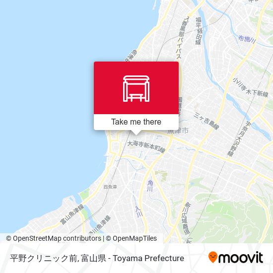 平野クリニック前 map