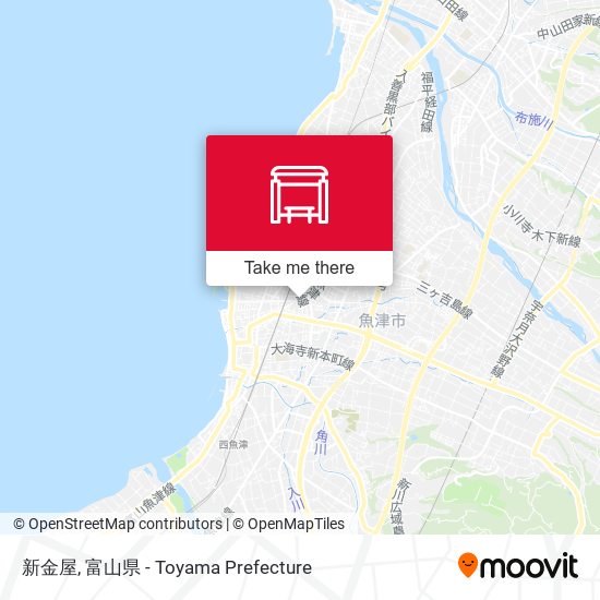 新金屋 map