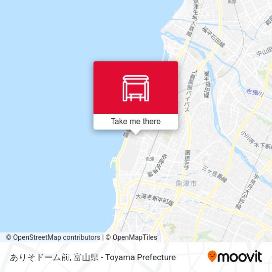 ありそドーム前 map