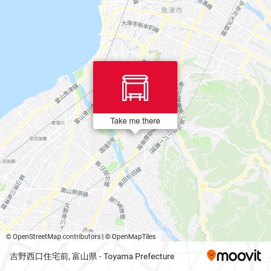 吉野西口住宅前 map