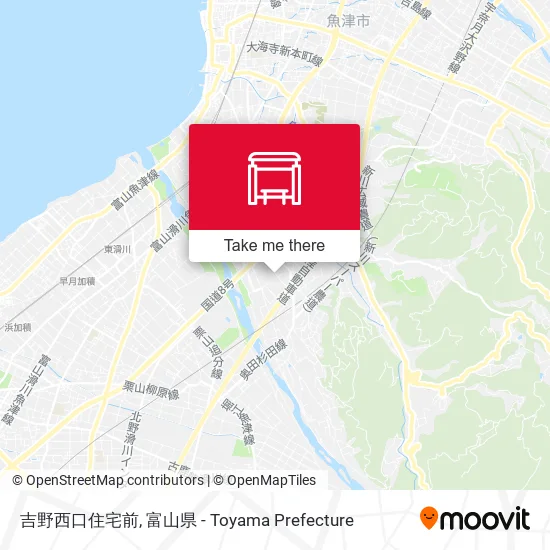 吉野西口住宅前 map