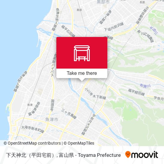 下天神北（平田宅前） map
