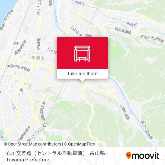 石垣交差点（セントラル自動車前） map