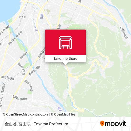 金山谷 map