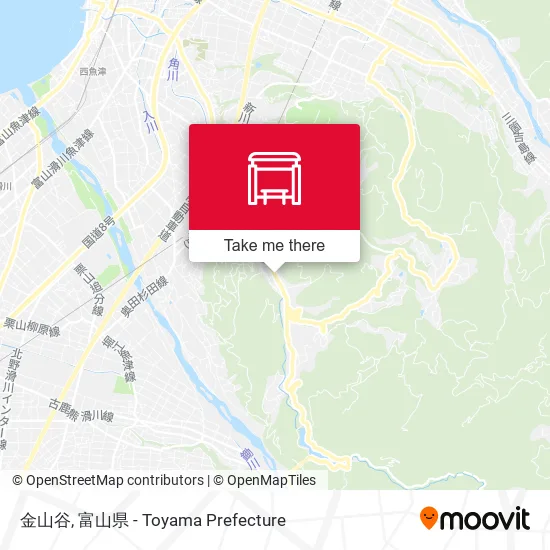 金山谷 map