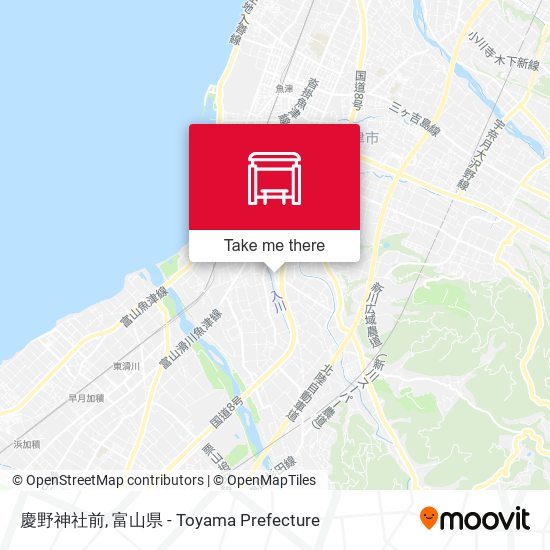 慶野神社前 map