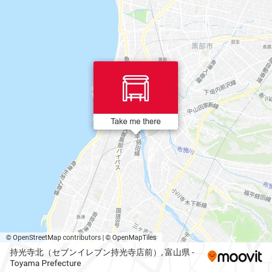 持光寺北（セブンイレブン持光寺店前） map