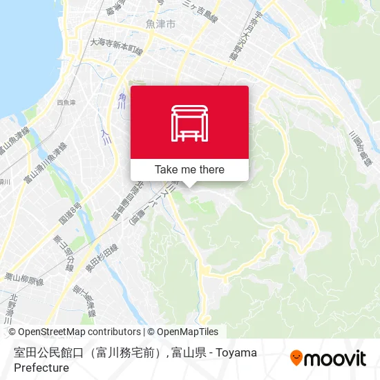 室田公民館口（富川務宅前） map