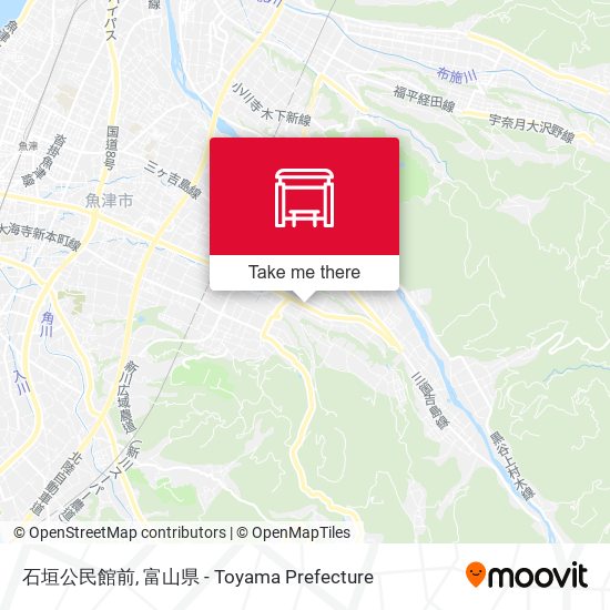 石垣公民館前 map