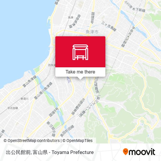 出公民館前 map
