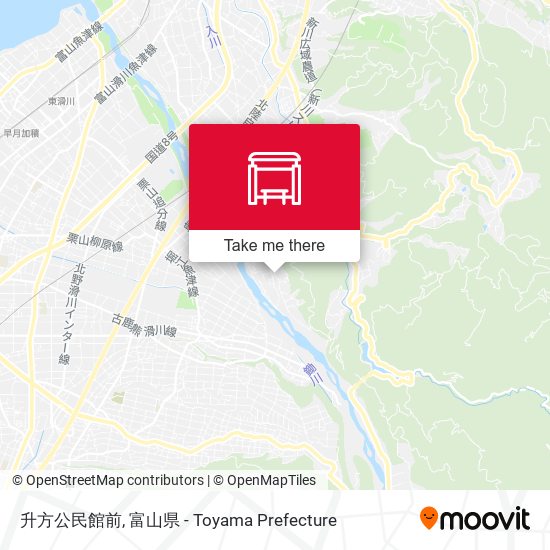 升方公民館前 map