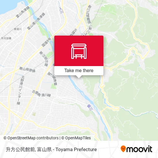 升方公民館前 map