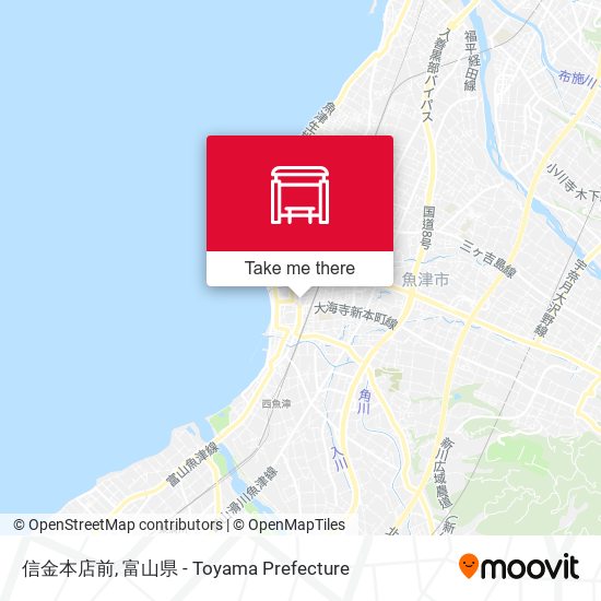 信金本店前 map