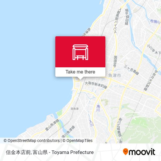 信金本店前 map