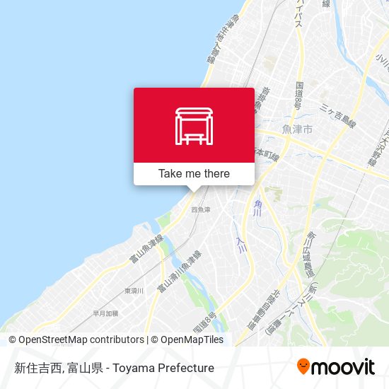 新住吉西 map