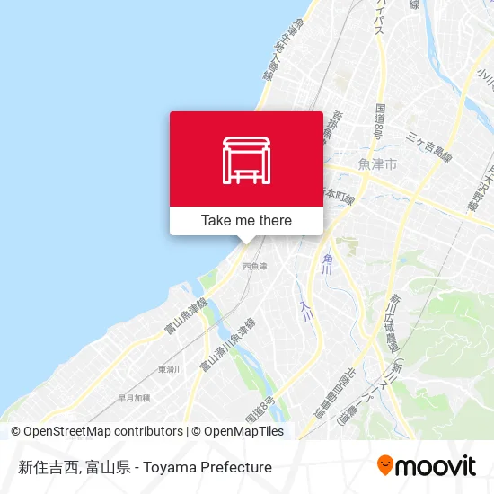 新住吉西 map