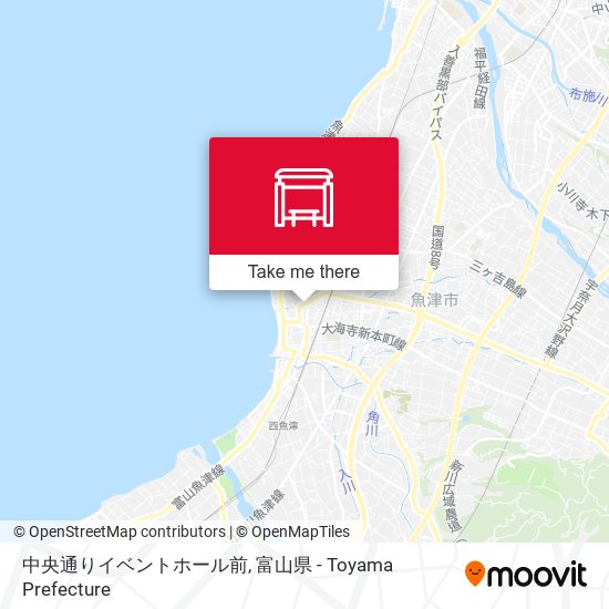 中央通りイベントホール前 map