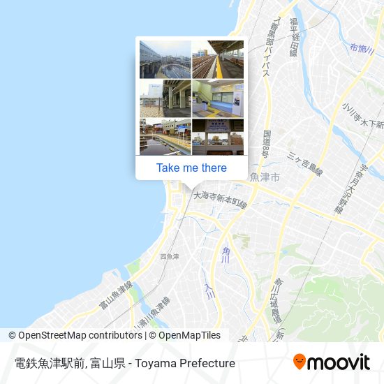 電鉄魚津駅前 map