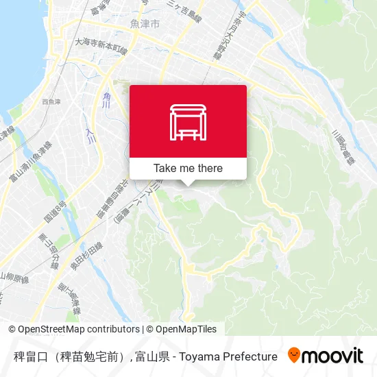稗畠口（稗苗勉宅前） map