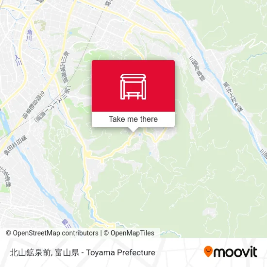 北山鉱泉前 map