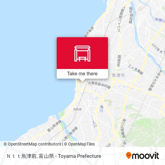 Ｎｔｔ魚津前 map