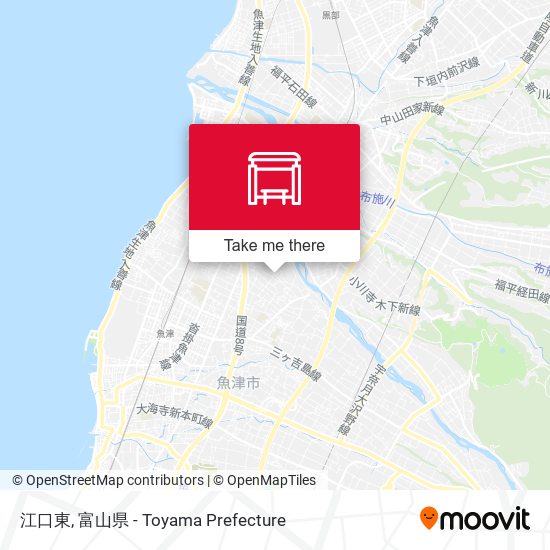 江口東 map