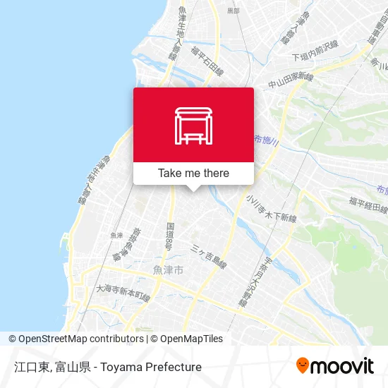 江口東 map