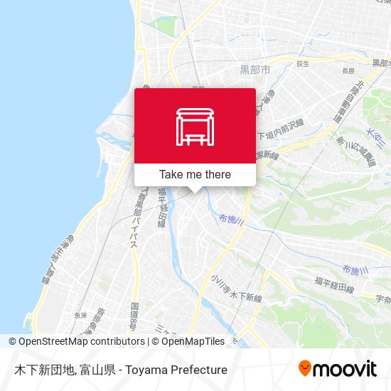 木下新団地 map