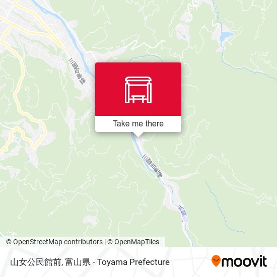 山女公民館前 map