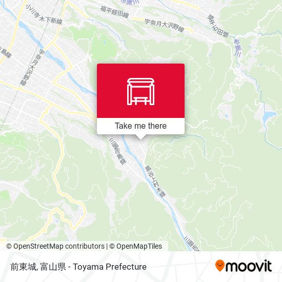 前東城 map