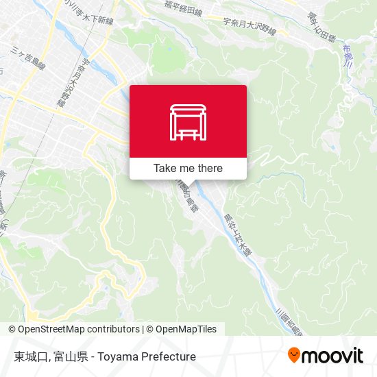 東城口 map