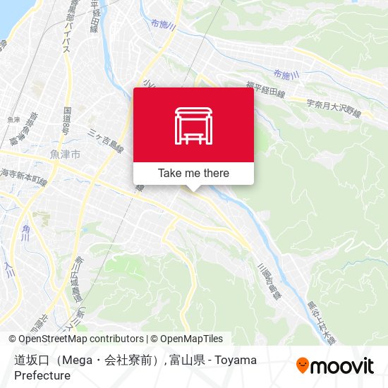 道坂口（Mega・会社寮前） map