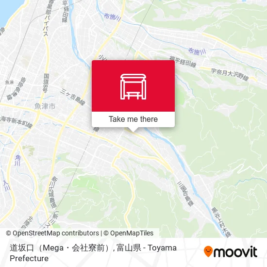 道坂口（Mega・会社寮前） map