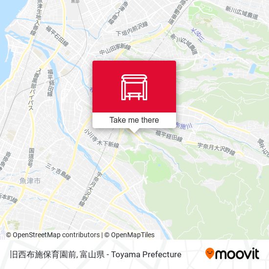 旧西布施保育園前 map