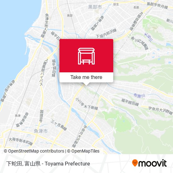 下蛇田 map