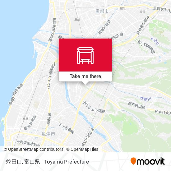 蛇田口 map