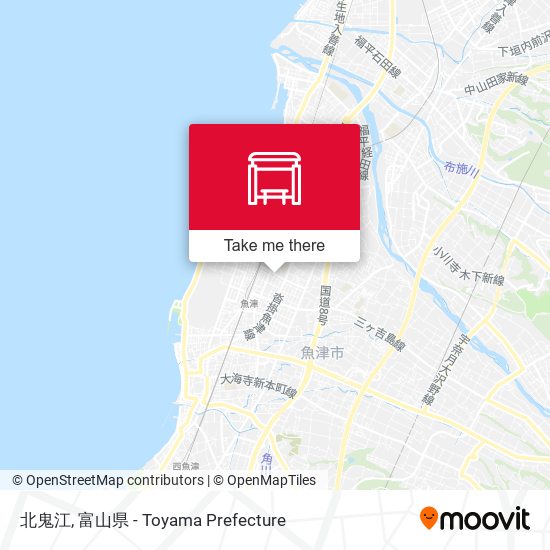 北鬼江 map