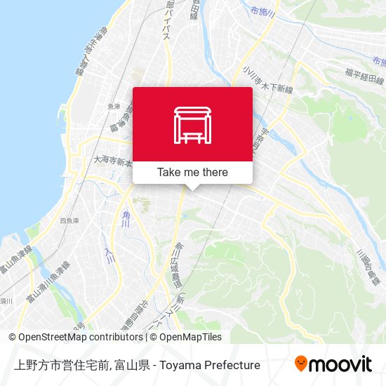 上野方市営住宅前 map