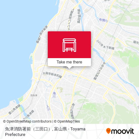 魚津消防署前（三田口） map