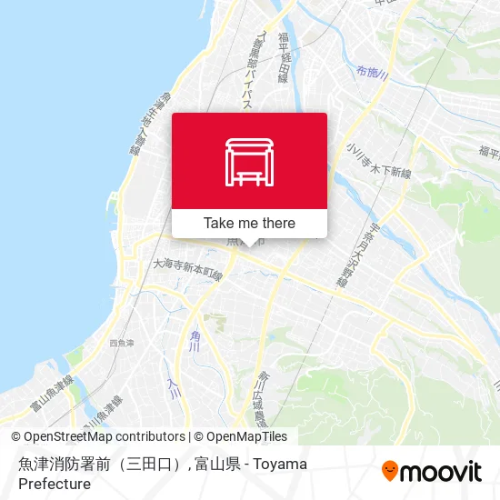 魚津消防署前（三田口） map