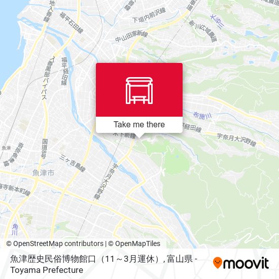 魚津歴史民俗博物館口（11～3月運休） map