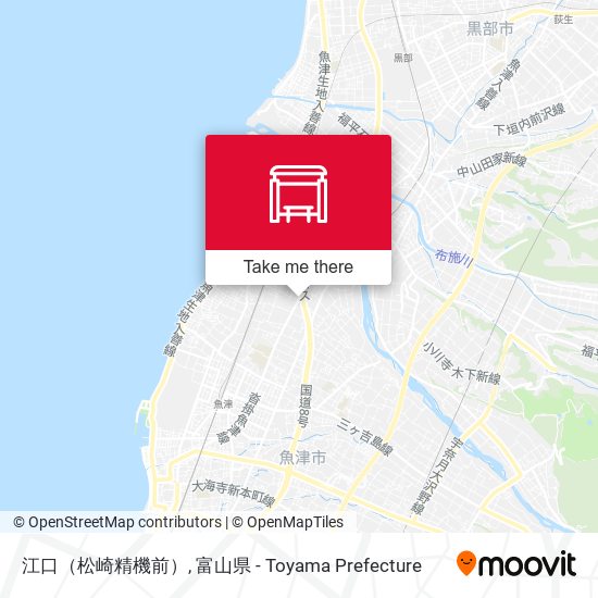 江口（松崎精機前） map
