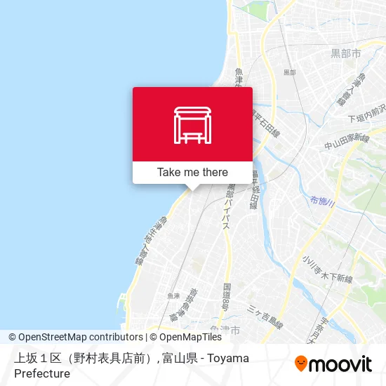 上坂１区（野村表具店前） map