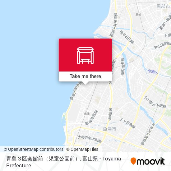 青島３区会館前（児童公園前） map
