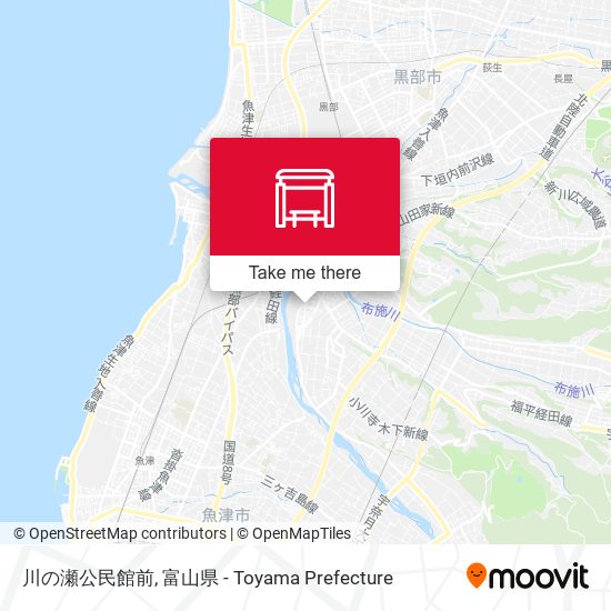 川の瀬公民館前 map