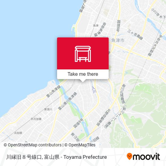 川縁旧８号線口 map