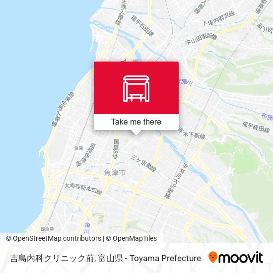 吉島内科クリニック前 map