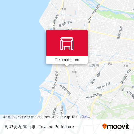 町堀切西 map