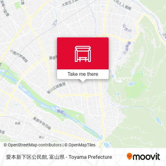 愛本新下区公民館 map
