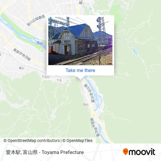 愛本駅 map